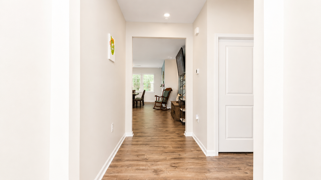 Hallway leading into the main living space